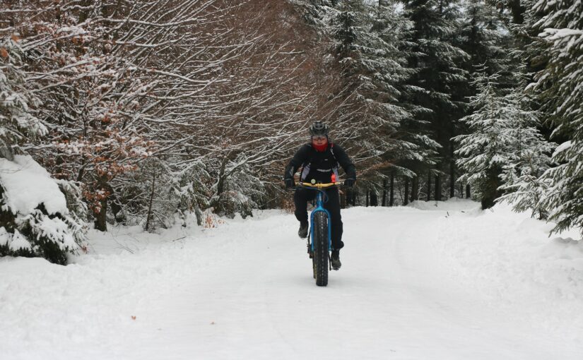 vinterkørsel på mountainbike